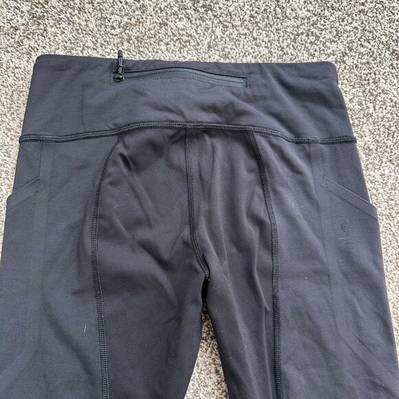 Lululemon black mesh panel leggings size 4 - Picture 5 of 11